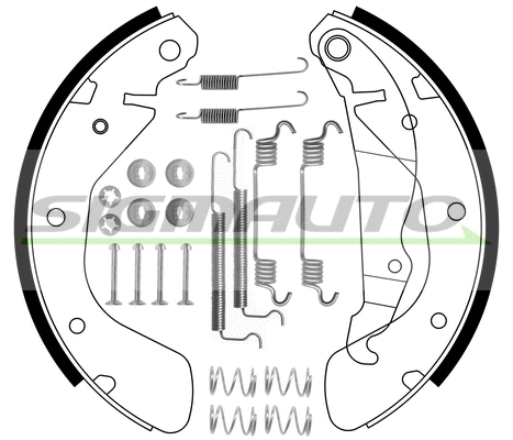 Brake Shoe Set (SFA353-1)