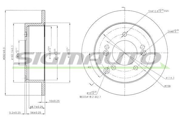 Brake Disc (DBB447S)