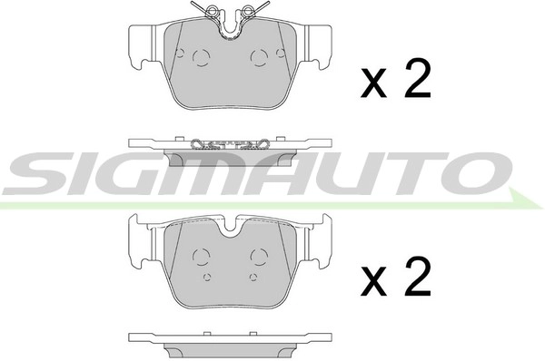 Brake Pad Set, disc brake (SPB903)
