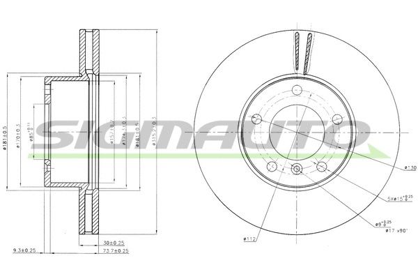 Brake Disc (DBB891V)