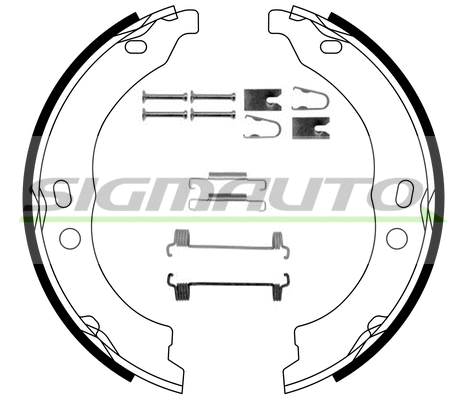 Brake Shoe Set, parking brake (SFA188-1)