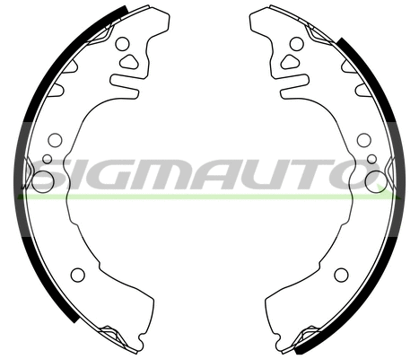 Brake Shoe Set (SFA681)