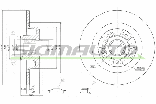 Brake Disc (DBB569S)
