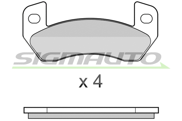 Brake Pad Set, disc brake (SPB003)