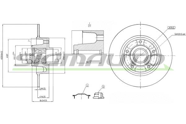 Brake Disc (DBB732S)