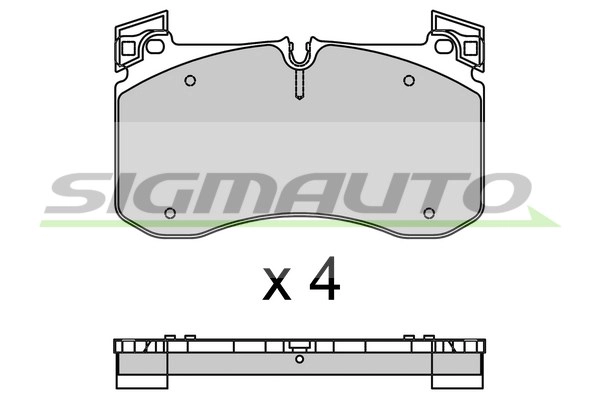 Brake Pad Set, disc brake (SPB932)