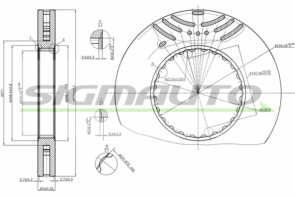 Brake Disc (DB0259V)