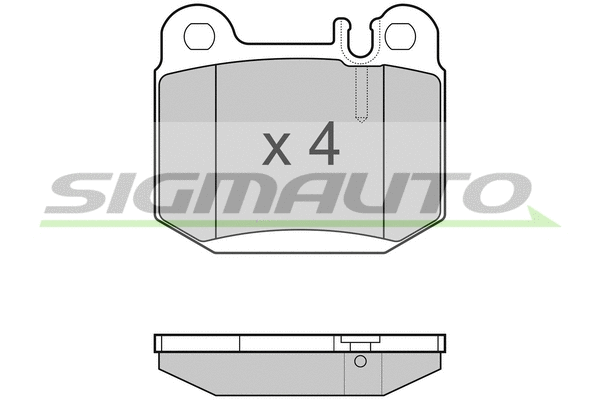 Brake Pad Set, disc brake (SPB177)