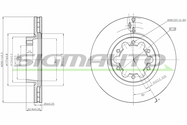 Brake Disc (DB0339V)