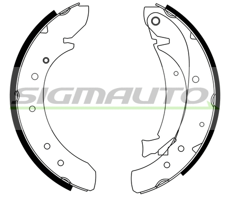 Brake Shoe Set (SFA176)