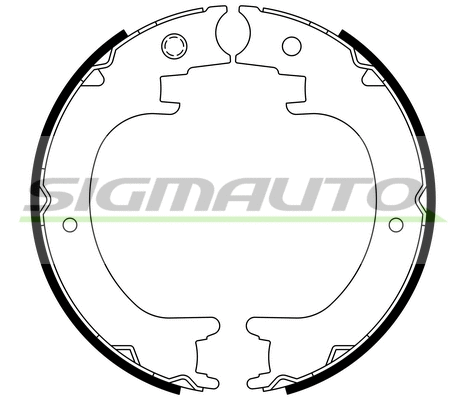 Brake Shoe Set, parking brake (SFA894)