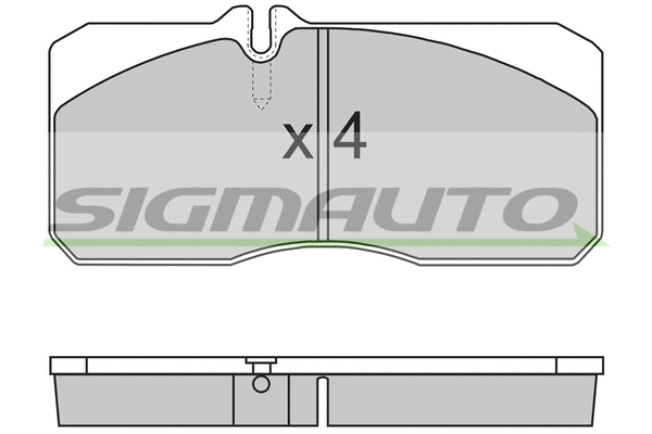 Brake Pad Set, disc brake (SPT267)