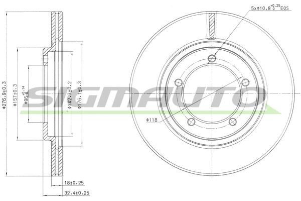 Brake Disc (DBA420V)