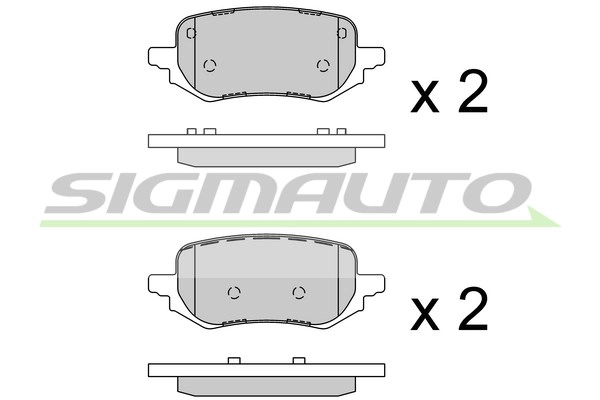 Brake Pad Set, disc brake (SPB919)