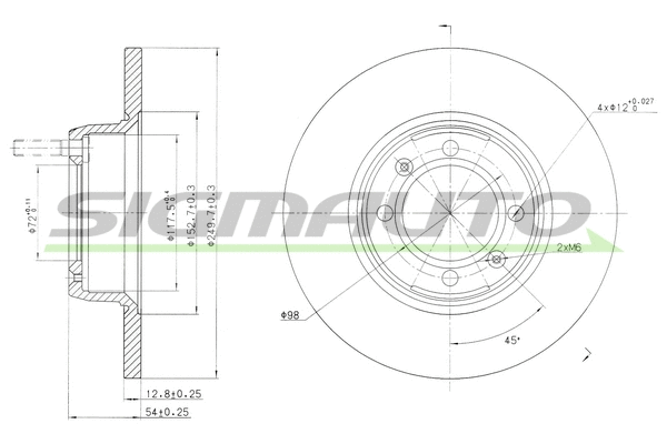 Brake Disc (DBA088S)