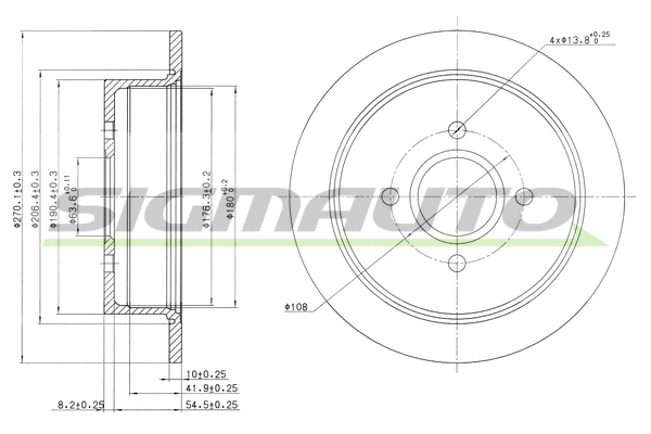 Brake Disc (DBA435S)