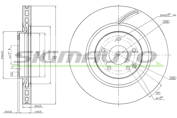 Brake Disc (DBB585V)
