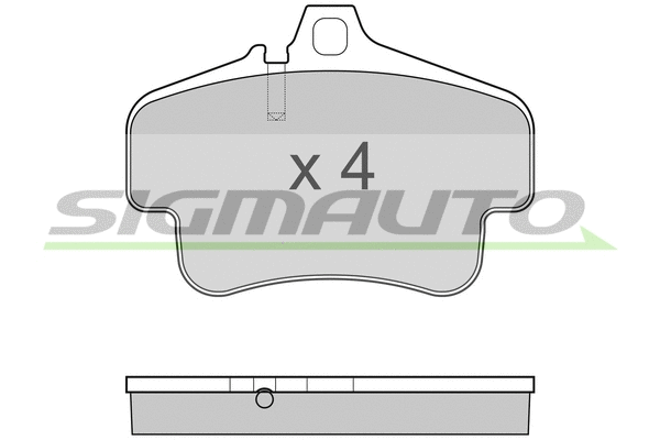 Brake Pad Set, disc brake (SPB180)