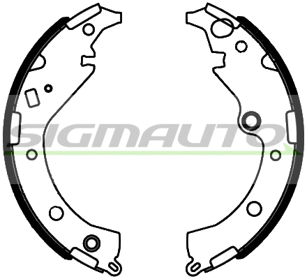 Brake Shoe Set (SFA989)