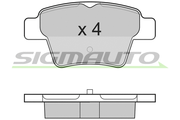 Brake Pad Set, disc brake (SPB198)