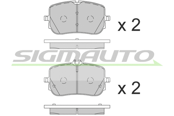 Brake Pad Set, disc brake (SPB865)