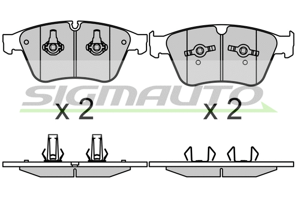 Brake Pad Set, disc brake (SPB713)