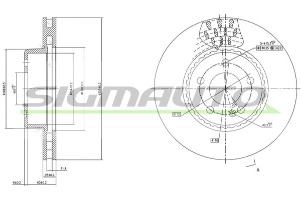 Brake Disc (DBB331V)