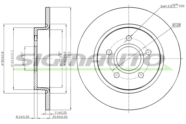 Brake Disc (DBC061S)