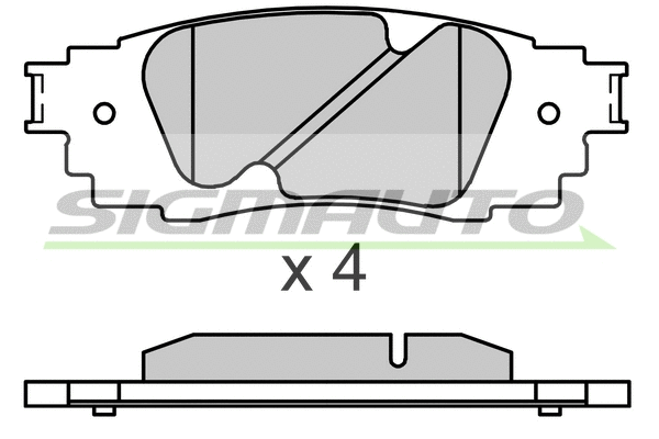 Brake Pad Set, disc brake (SPB705)