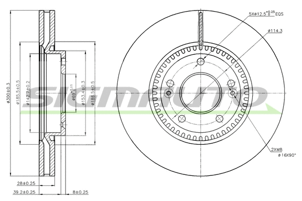 Brake Disc (DBB630V)