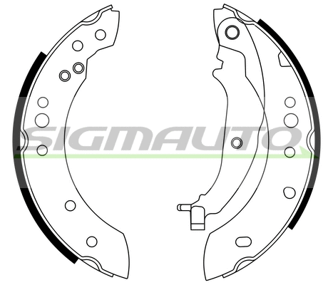 Brake Shoe Set (SFA832)