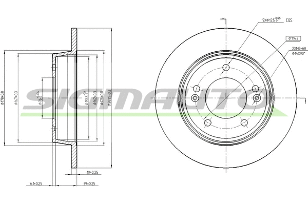 Brake Disc (DBC193S)