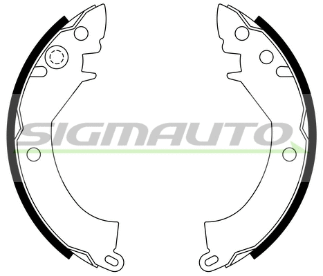 Brake Shoe Set (SFA812)
