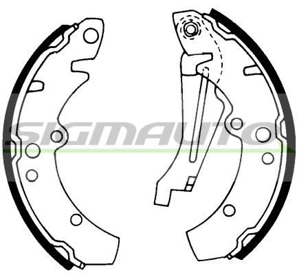 Brake Shoe Set (SFA014)