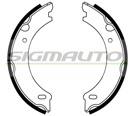 Brake Shoe Set, parking brake (SFA605)