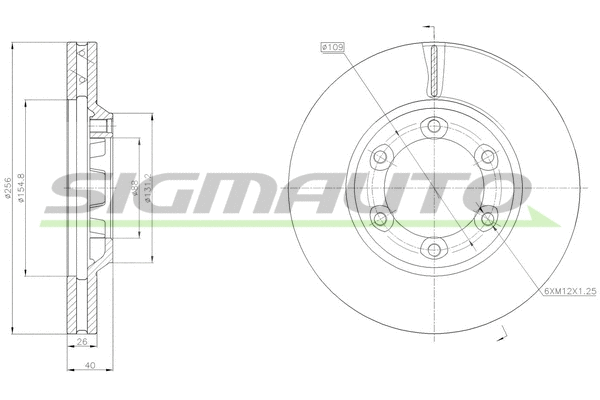 Brake Disc (DBB946V)