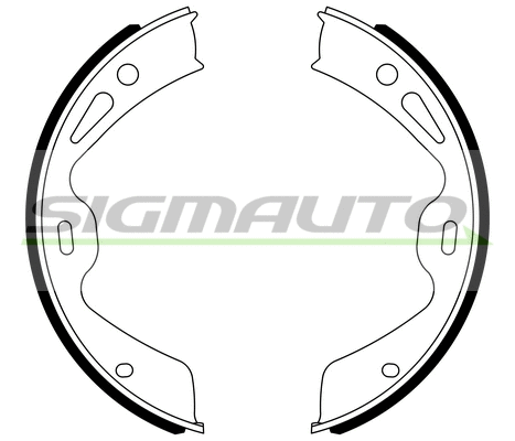 Brake Shoe Set, parking brake (SFA330)