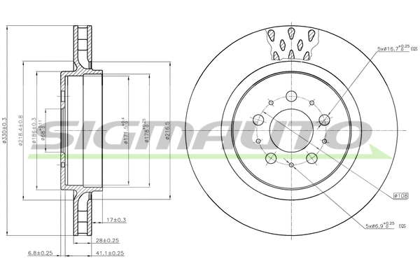 Brake Disc (DBB683V)