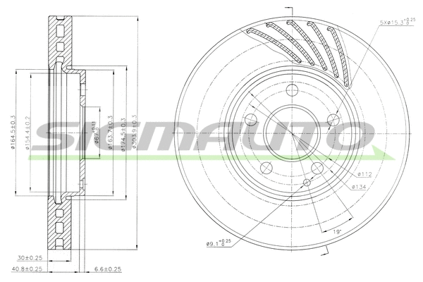 Brake Disc (DBB638V)