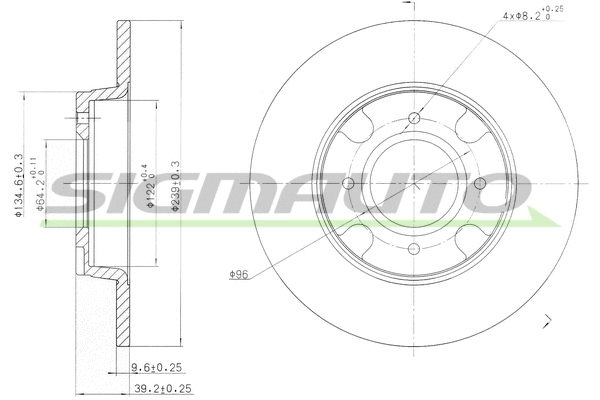 Brake Disc (DBA538S)