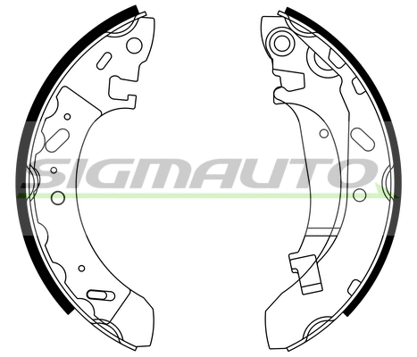 Brake Shoe Set (SFD716)