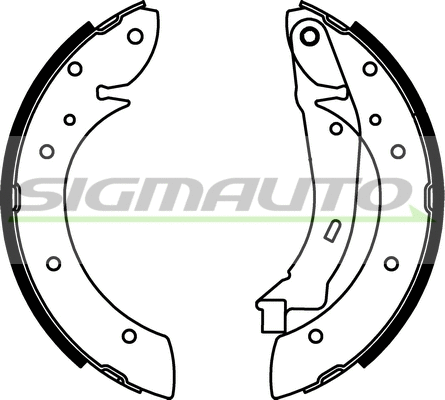 Brake Shoe Set (SFA106)