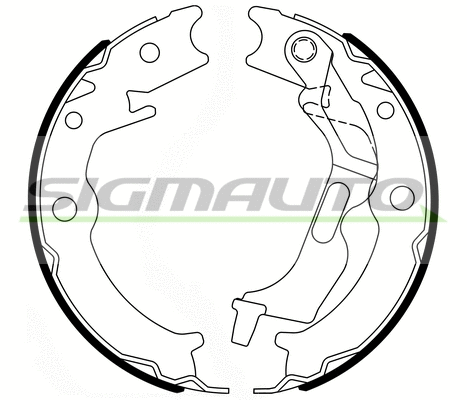 Brake Shoe Set, parking brake (SFA729)