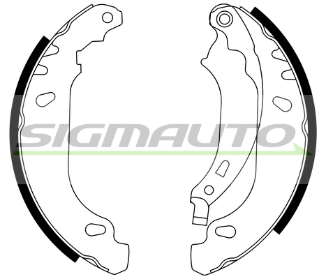 Brake Shoe Set (SFA408)
