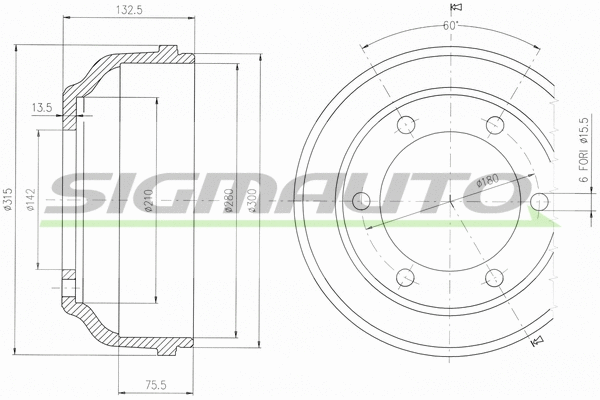 Brake Drum (DR5625)