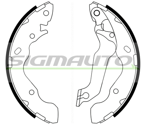 Brake Shoe Set (SFA741)