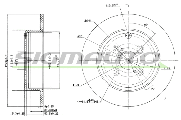 Brake Disc (DBB421S)