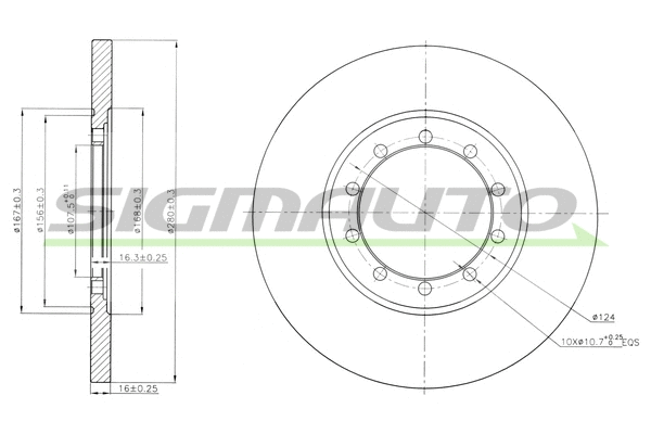 Brake Disc (DBB537S)