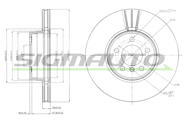 Brake Disc (DBB411V)