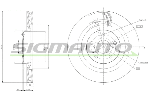 Brake Disc (DBC496VLS)